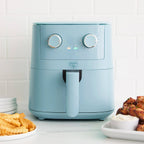 GreenLife 4.5qt EZ Air Fryer Blue Haze - Additional view