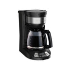 Hamilton Beach 12 Cup Programmable Coffee Maker Black 46290: Drip Coffee Machine, Nonstick Hot Plate, Brew Pause - Additional view