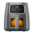 Kitchen Elite 5.5 Qt. Digital Air Fryer, Countertop Cooker with LED Screen, Grey - Additional view