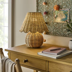 Table Lamp with Woven Base and Woven Shade - Threshold™ designed with Studio McGee