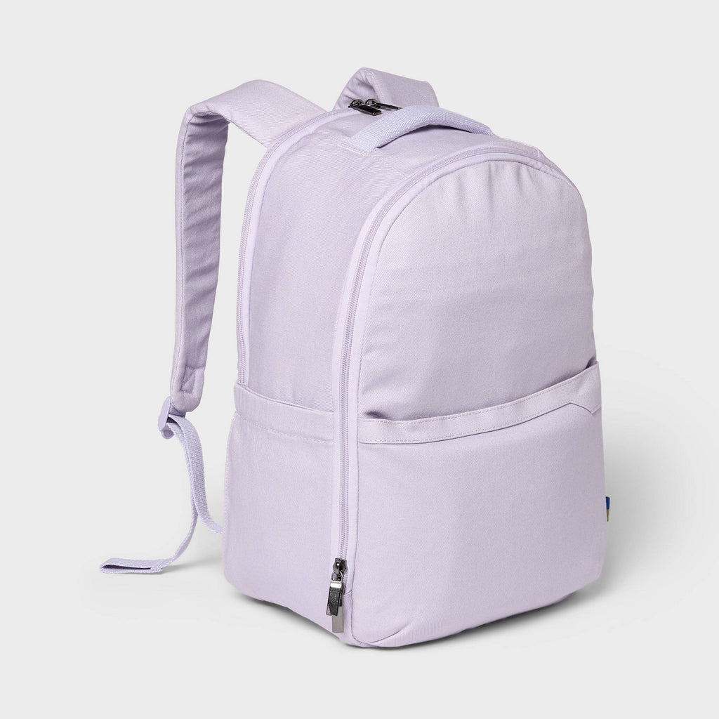 Canvas 17.5" Backpack - Open Story™ Light Purple