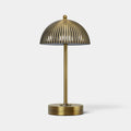 Double Metal Portable Table Lamp Brass (Includes LED Light Bulb) - Threshold™