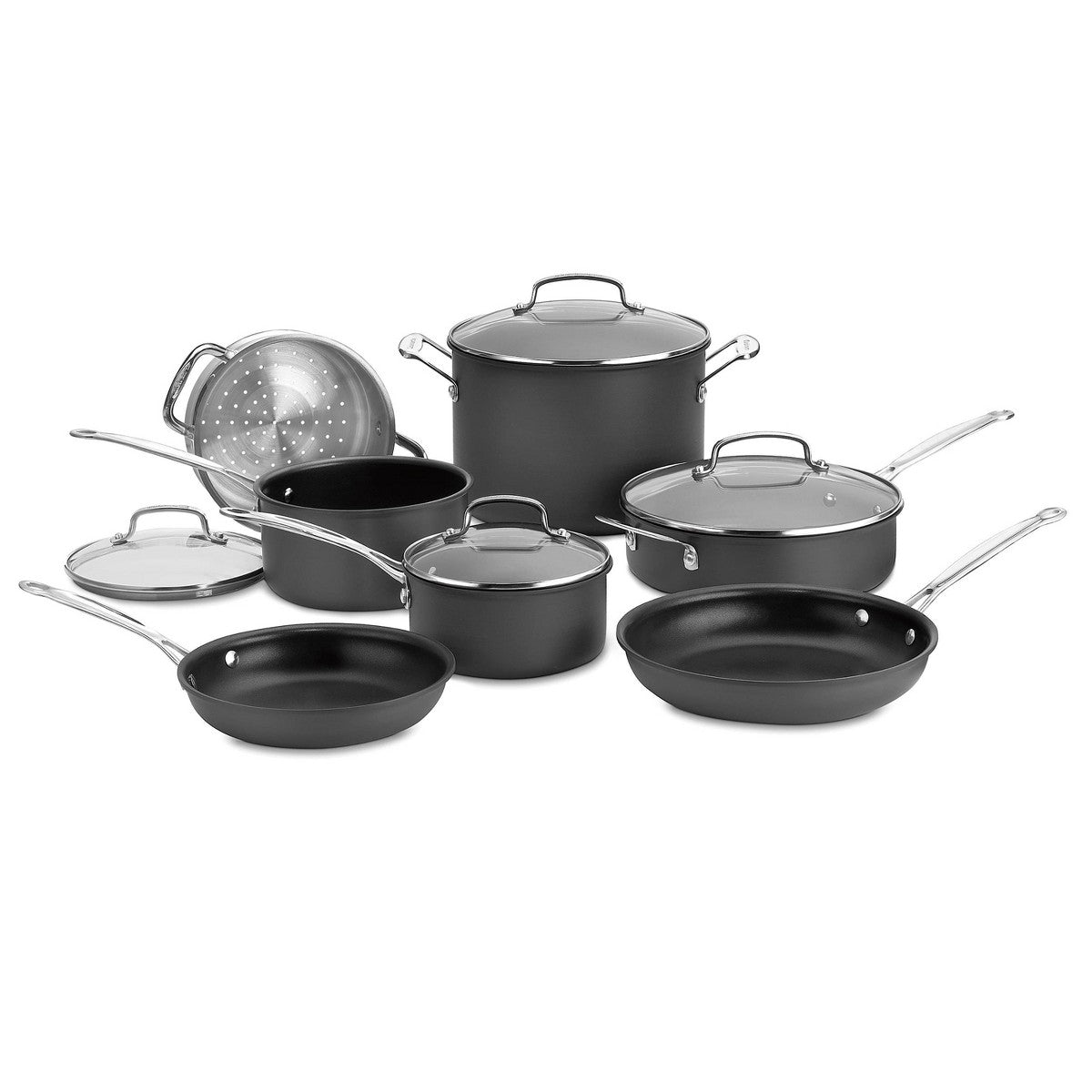 Cuisinart 11pc Chef's Classic Nonstick Hard Anodized Cookware Set