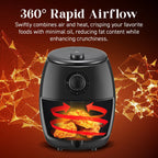 Elite Cuisine 2.1qt Air Fryer - Black - Additional view