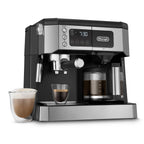 De'Longhi All-In-One Combination Coffee and Espresso Machine COM530M: 10-Cup, 15 Bars, Digital Timer, Black