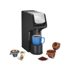 Hamilton Beach FlexBrew Single-Serve Coffee Maker - 49900: K-Cup & Ground Coffee Compatible, 10 oz Capacity, 1400W, Black