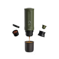 OutIn Nano Self Heating Portable Electric Espresso 20 Bar Coffee Machine Forest Green