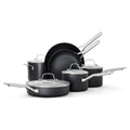 Calphalon 10pc Hard Anodized Nonstick Cookware Set: Dishwasher-Safe, Gas & Electric Compatible, 10 Year Warranty