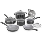Cuisinart Ceramica XT 11pc Non-Stick Cookware Set - 54C-11BK: Black, Gas & Electric Compatible, Lifetime Warranty