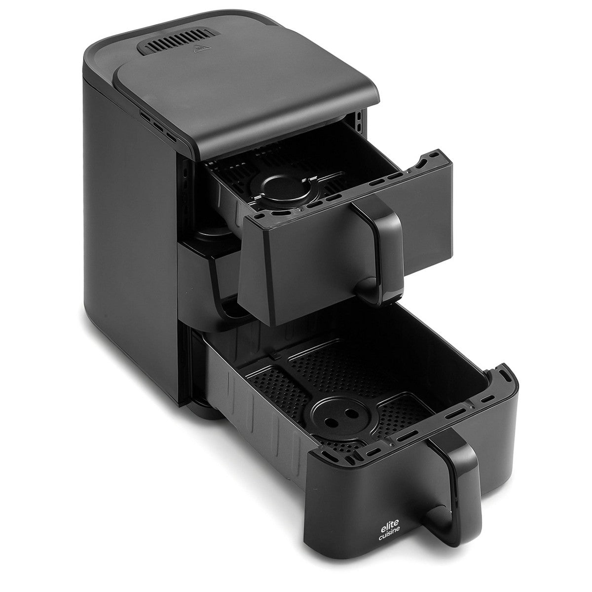 Elite Cuisine 10.5qt Digital Double Stack Air Fryer Black - Additional view