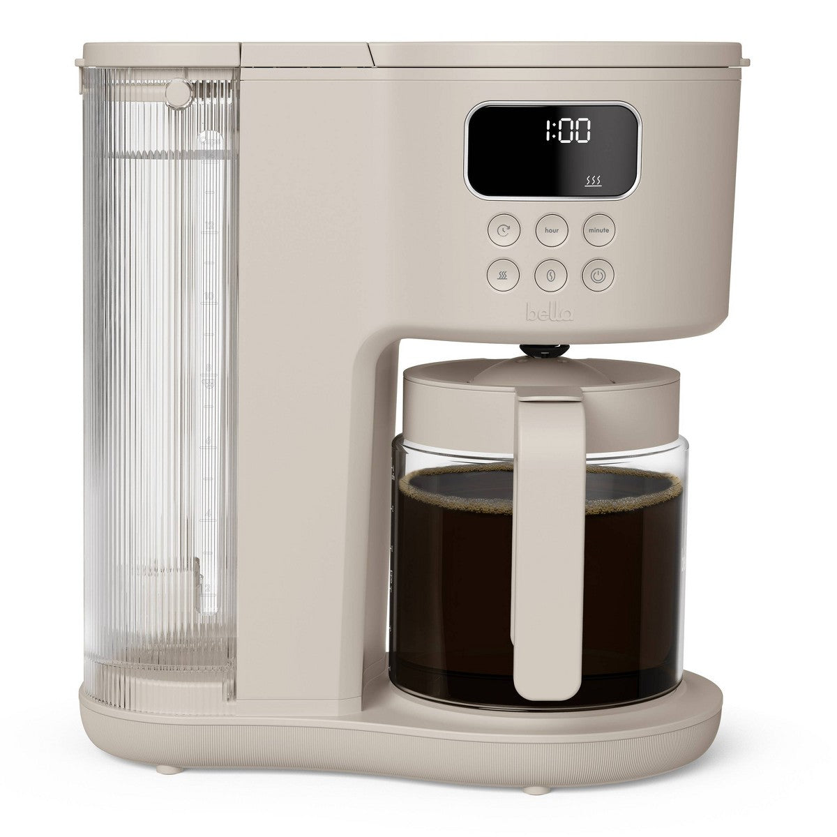 bella Housewares BREW 14 Cup Auto Pour Over Coffee Maker Oatmilk