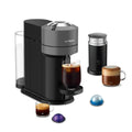Nespresso Vertuo Next Coffee and Espresso Maker by DeLonghi with Milk Frother Gray: Includes 12 Capsules, Automatic Shut-Off