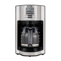 Mr. Coffee 12c Programmable Coffee Maker with Rapid Brew System Stainless Steel: 12 Cup Drip, Electric, Paper Filter