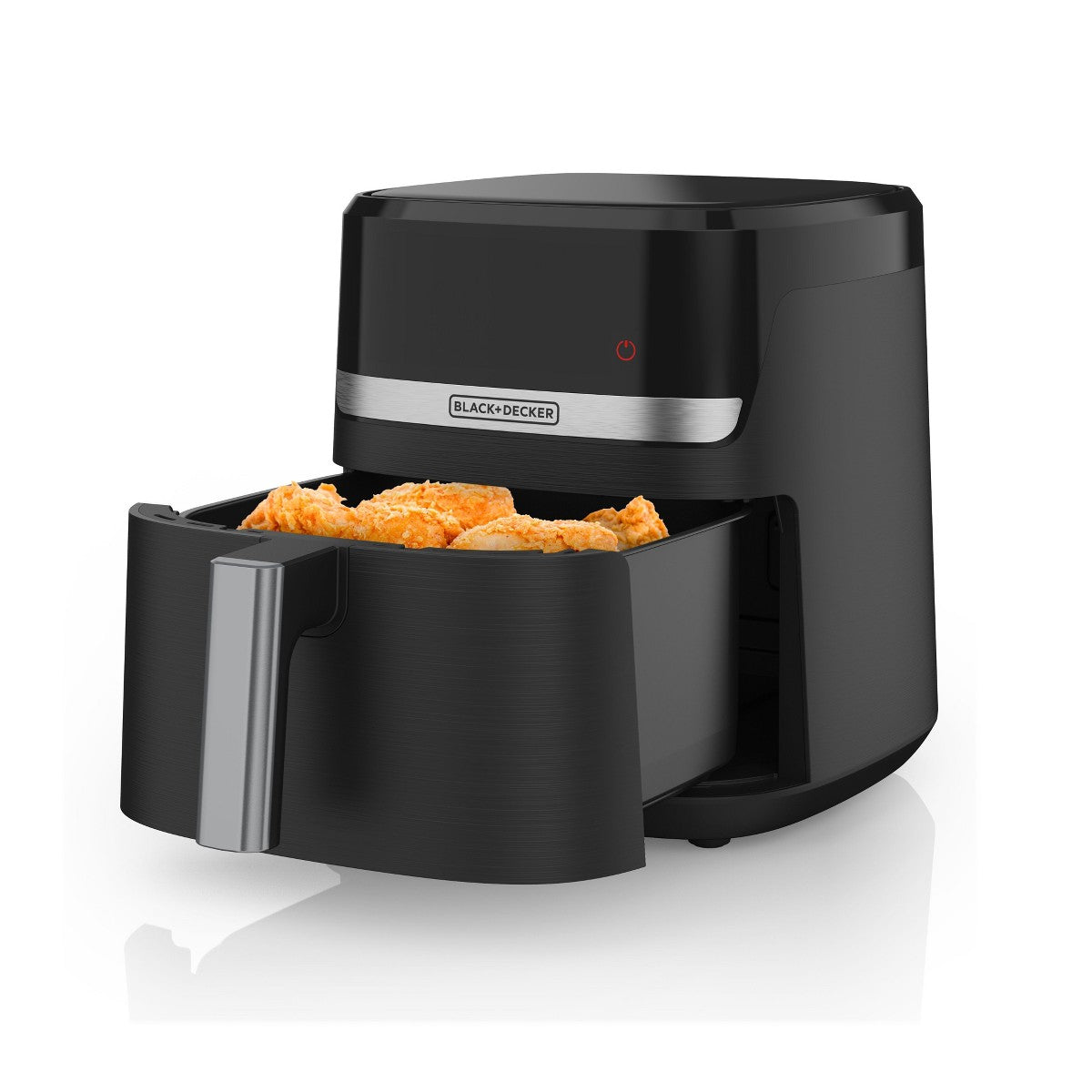 BLACK+DECKER Purify 6QT Air Fryer, Timer with Auto Shut-off and Shake Reminder, Digital LED Touchscreen and 9 Presets, 1500W, Dishwasher Safe Parts - Additional view