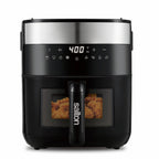 Salton Flip & Cook 3-in-1 185oz Air Fryer, Grill, & Dehydrator with Viewing Window - Additional view