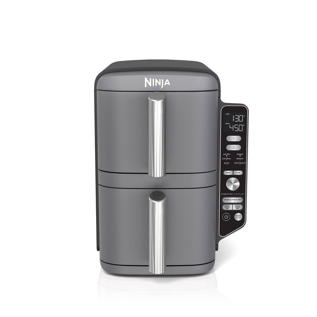 Ninja DoubleStack XL 10qt, 6-in-1, 2-Basket Air Fryer, Space Saving Design SL401: Ninja Foodi, Dishwasher-Safe Parts - Additional view