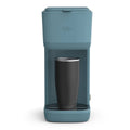 bella Single-Serve Coffee Maker Surf: 14 oz Capacity, Removable Drip Tray, Fits Travel Mug, Electric, Blue