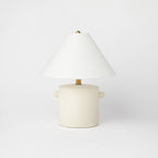 Ceramic Table Lamp with Knob (Includes LED Light Bulb) Tan - Threshold™ designed with Studio McGee - Additional view