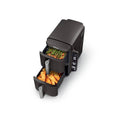 Ninja DoubleStack 8qt 6-in-1, 2-Basket Air Fryer with Space Saving Design Gray SL201: Metal & Plastic, Hand Wash, Dishwasher-Safe