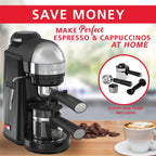 Brentwood® 20-Ounce 800-Watt Espresso and Cappuccino Maker - Additional view