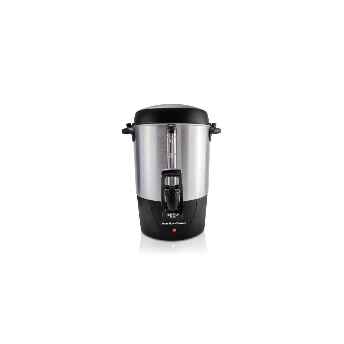 Hamilton Beach 45 Cup Urn 1500W 40521: Electric Coffee Maker, Dishwasher-Safe, Aluminum, Paper Filter, 8 oz Cup Capacity