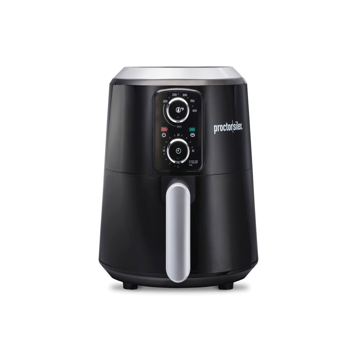 Proctor Silex 3.7qt Air Fryer: 1350W Electric Fryer, Black, Hand Wash, 1-Year Warranty, 5lb Capacity, Airfryer Sale