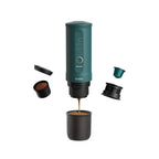 OutIn Nano Self Heating Portable Electric Espresso 20 Bar Coffee Machine Teal