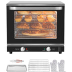 VEVOR Commercial Countertop Oven, 66L 4-Tier Toaster Oven, 2800W Electric Baking Oven with Tempered Glass Door, Wire Racks Clip Tray Gloves