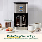 Cuisinart 14 Cup Programmable Drip Coffee Maker Stainless Steel - Additional view