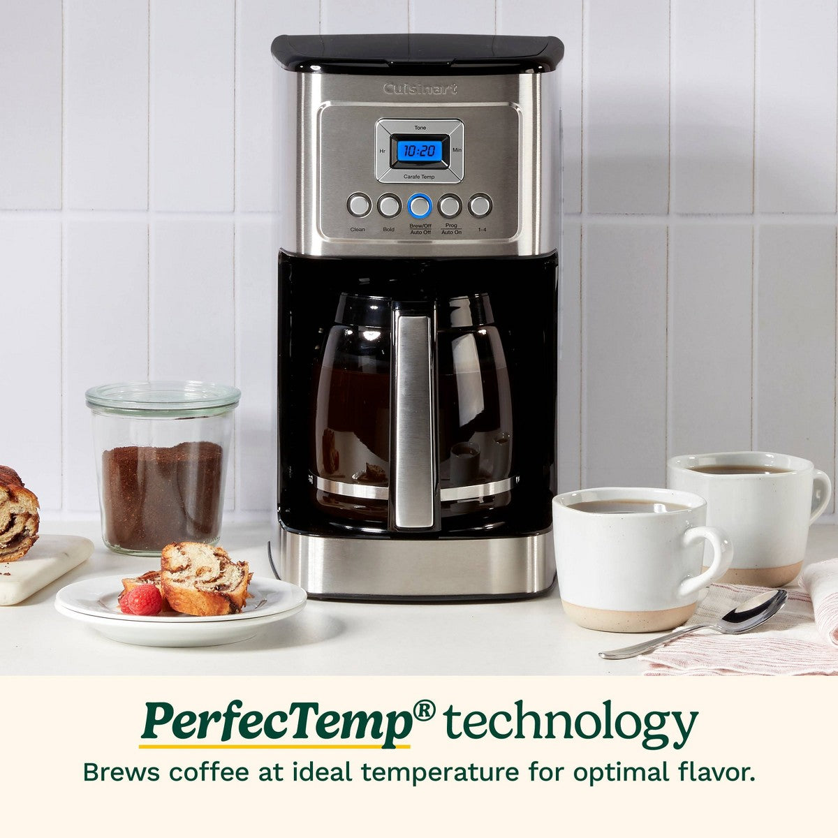 Cuisinart 14 Cup Programmable Drip Coffee Maker Stainless Steel - Additional view