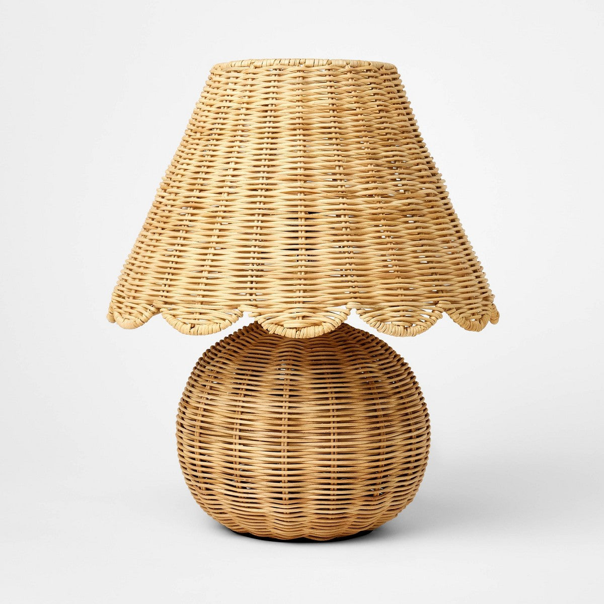 Table Lamp with Woven Base and Woven Shade - Threshold™ designed with Studio McGee - Additional view