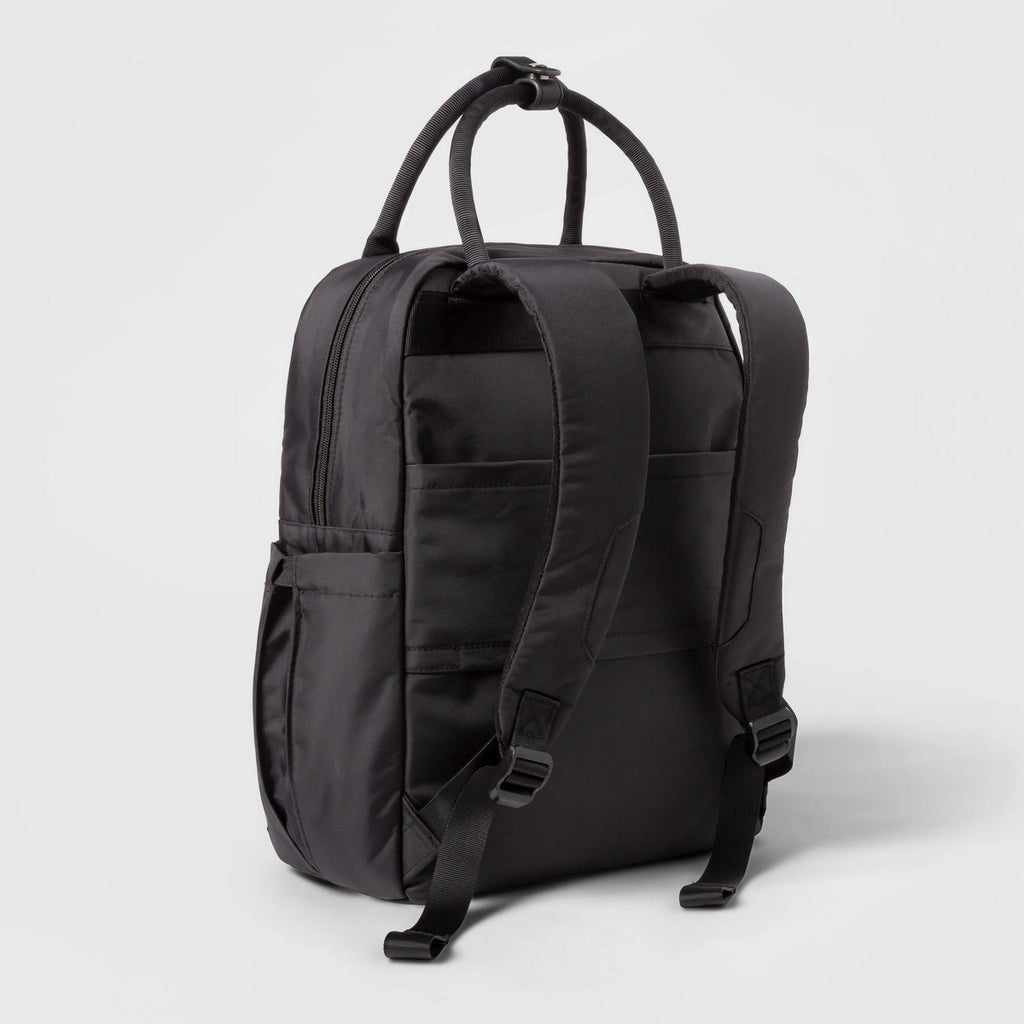 Signature 16" Commuter Backpack - Open Story™ Black: Fits 15" Laptop, Water-Resistant - Additional view