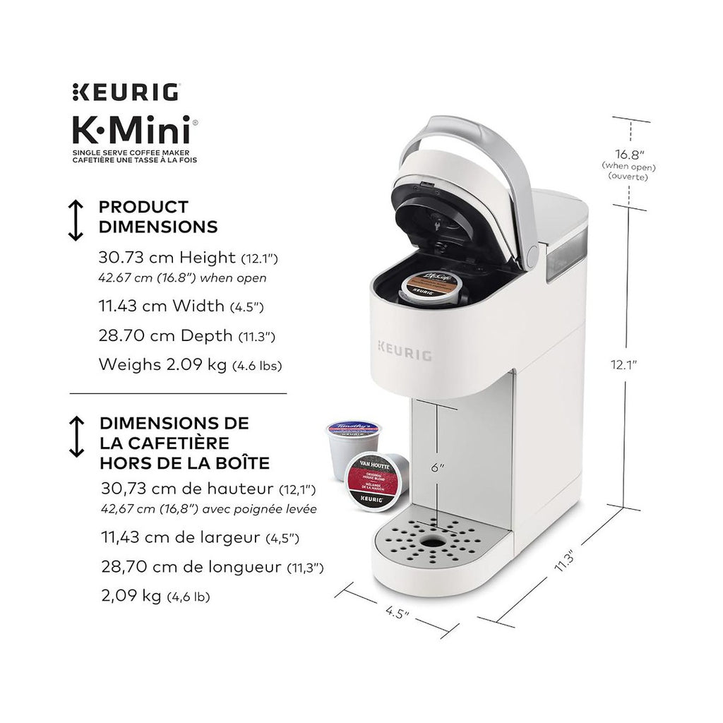 Keurig K-Mini Single-Serve K-Cup Pod Coffee Maker, Warm Stone - Additional view