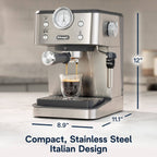 DeLonghi Classic Espresso Machine Silver - Additional view