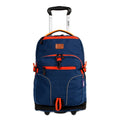 J World Lunar Laptop 19.5" Rolling Backpack - Navy