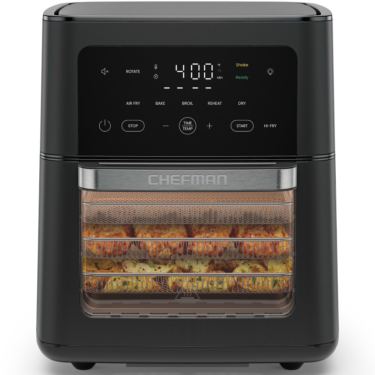 Chefman 13-Quart Multifunctional Air Fryer+ with 5 Cooking Functions – Black