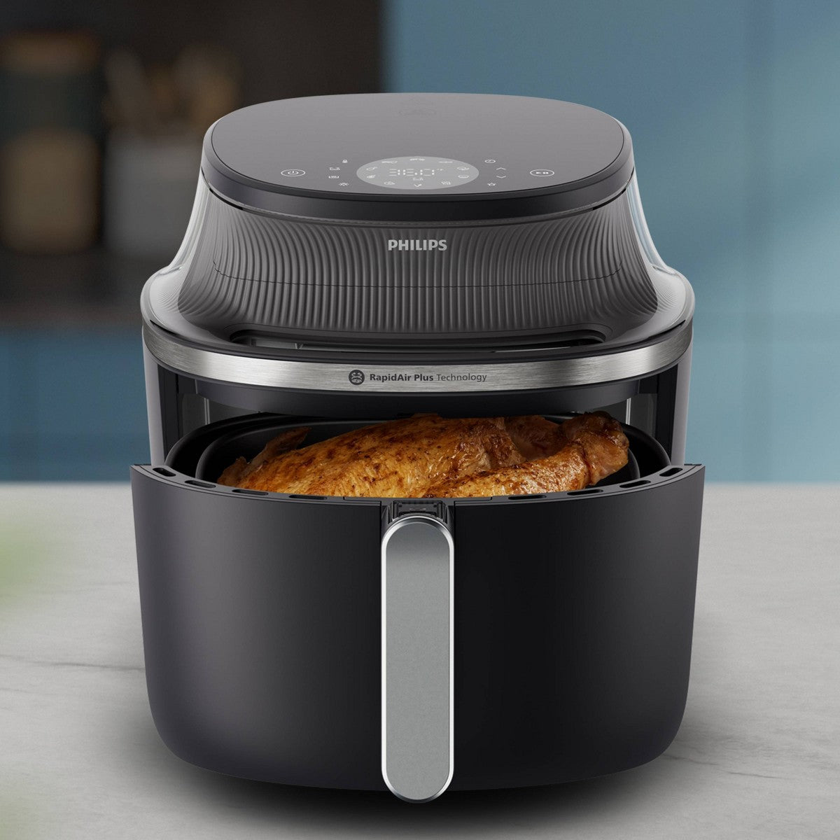 Philips 3000 Series 7.6qt Air Fryer Black - Additional view