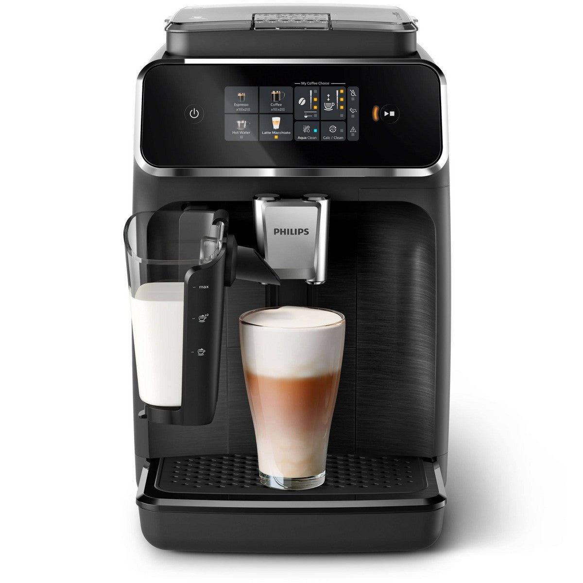 Philips 2300 Series Fully Automatic Espresso Machine with LatteGo Milk Frother Black