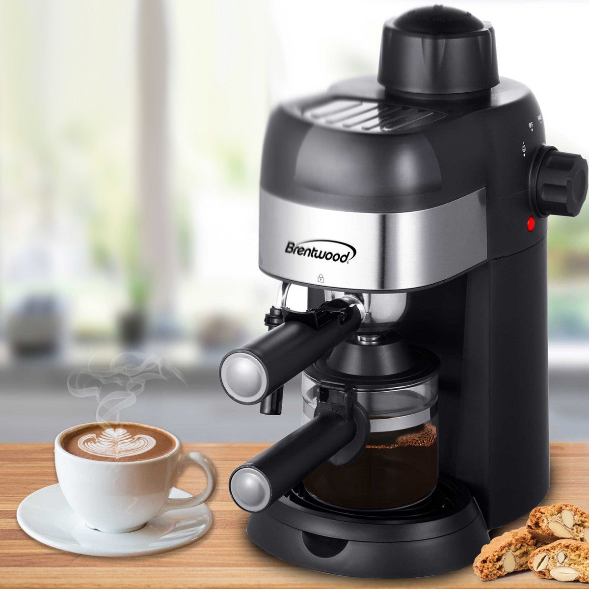 Brentwood 4 Serving Espresso and Cappuccino Maker - Additional view