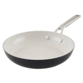 KitchenAid 10" Hard Anodized Ceramic Nonstick Frying Pan Matte Black: Lifetime Warranty, Hand Wash, Gas & Electric Compatible