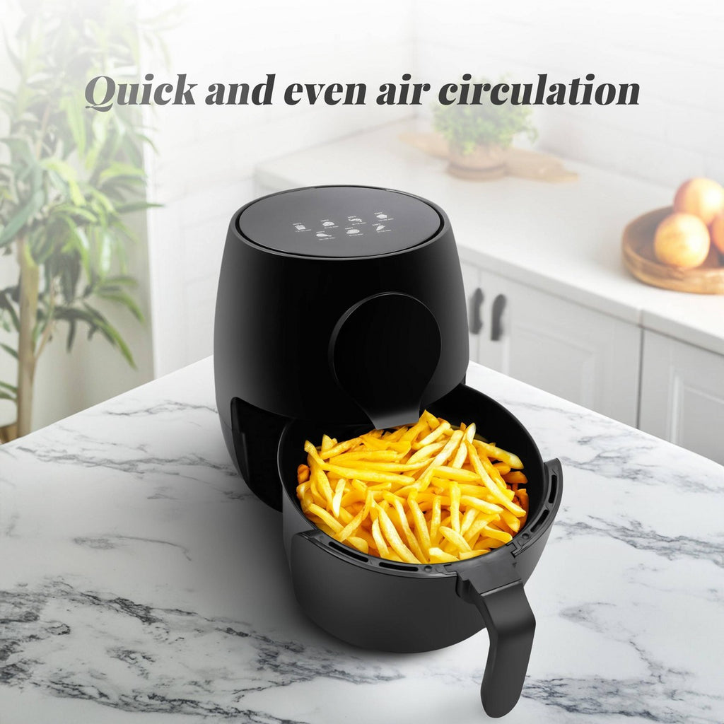 Elite Cuisine 5.3qt Digital Air Fryer - Black - Additional view