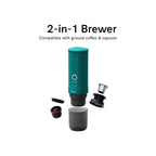 OutIn Nano Self Heating Portable Electric Espresso 20 Bar Coffee Machine Teal - Additional view