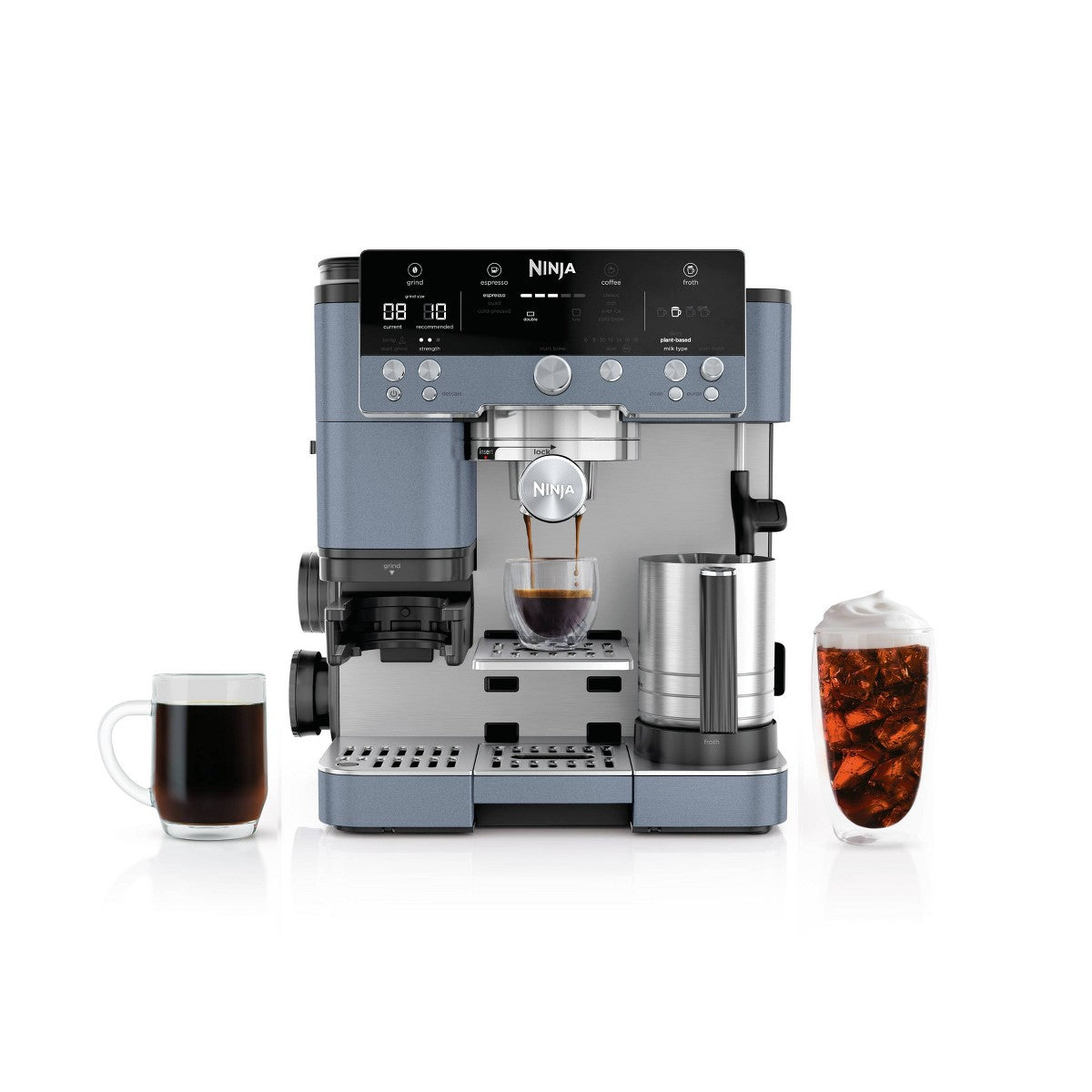 Ninja Luxe Café Premier Series 3-in-1 Espresso, Coffee and Cold Brew Machine Blue