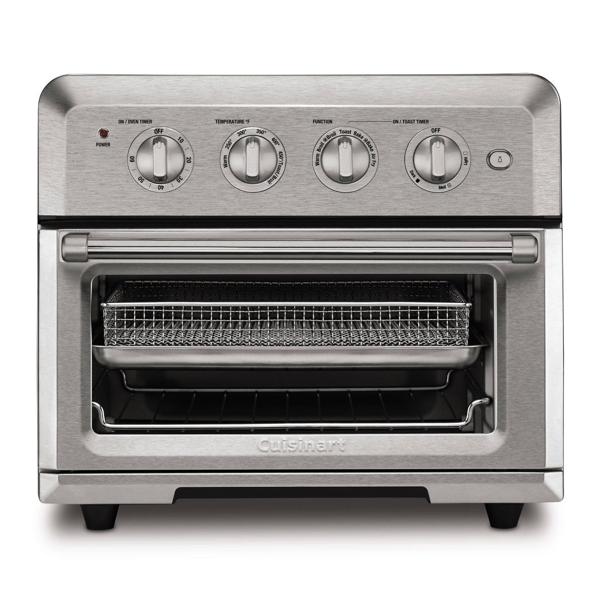 Cuisinart Air Fryer Toaster Oven 7-in-1, 1800W Stainless Steel CTOA-122NAS