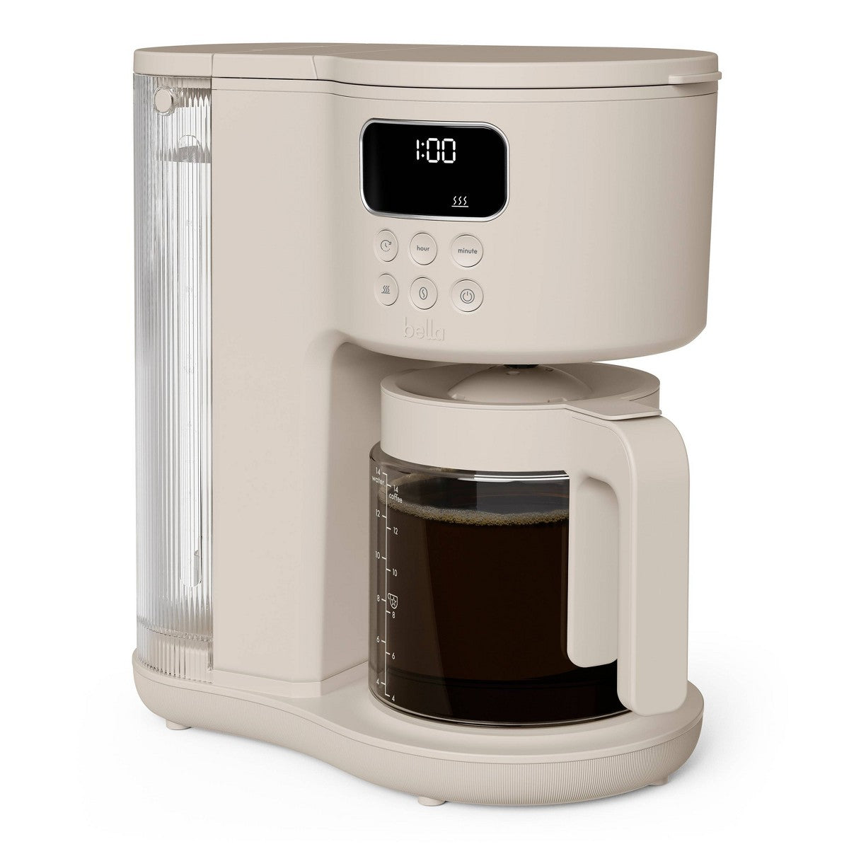 bella Housewares BREW 14 Cup Auto Pour Over Coffee Maker Oatmilk - Additional view
