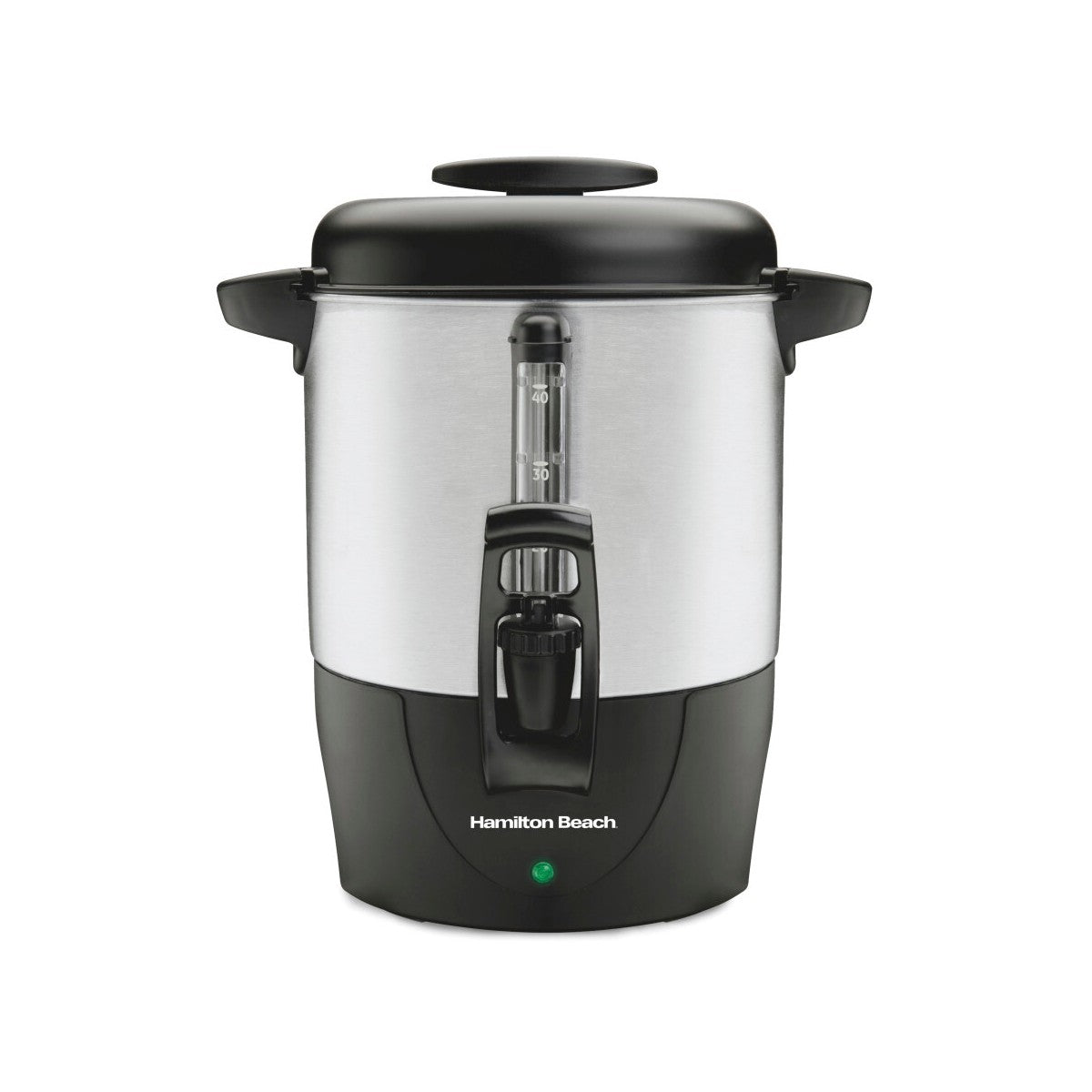 Hamilton Beach Brew Station 40 Cup Coffee - 40514: Electric Coffee Urn & Dispenser, 1090W, Silver, 8 oz Cup Capacity