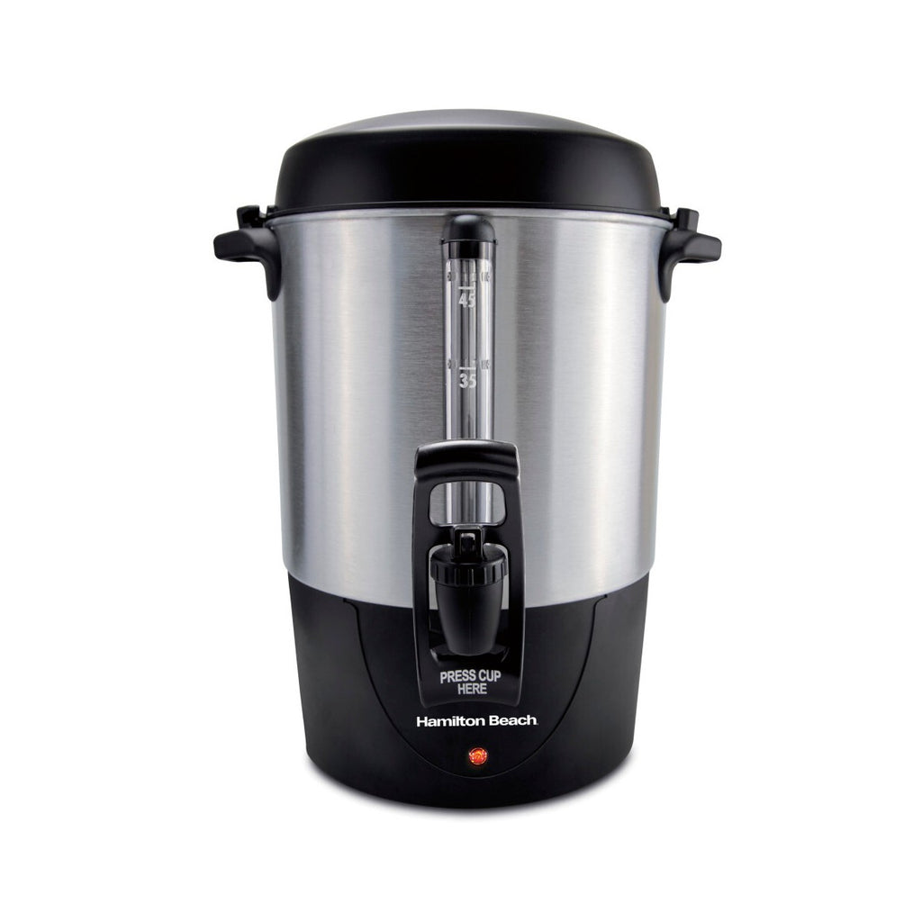 Hamilton Beach 45 Cup Urn 1500W 40521: Electric Coffee Maker, Dishwasher-Safe, Aluminum, Paper Filter, 8 oz Cup Capacity - Additional view