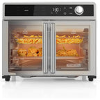 BLACK+DECKER Crisp 'N Bake French Door Air Fryer Oven, TO62D5-1SD, 12 Cook Functions, 60-minute Timer, Air Fry with Convection Tech & Compact Design - Additional view