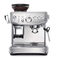 Breville Barista Express Impress Stainless Steel Espresso Maker BES876BSS1BNA1: 15 Bars Pressure, Milk Frother, Grinder