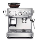 Breville Barista Express Impress Stainless Steel Espresso Maker BES876BSS1BNA1: 15 Bars Pressure, Milk Frother, Grinder
